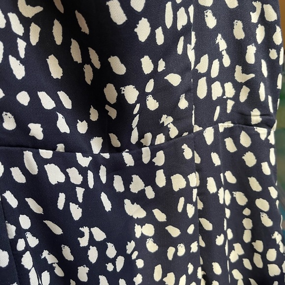 Princess Polly navy and white polkadot mini sun dress - Picture 4 of 6